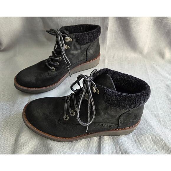 Blowfish Malibu Comet Lace Up Black Bootie Woman's Size 8.5 - Picture 4 of 8